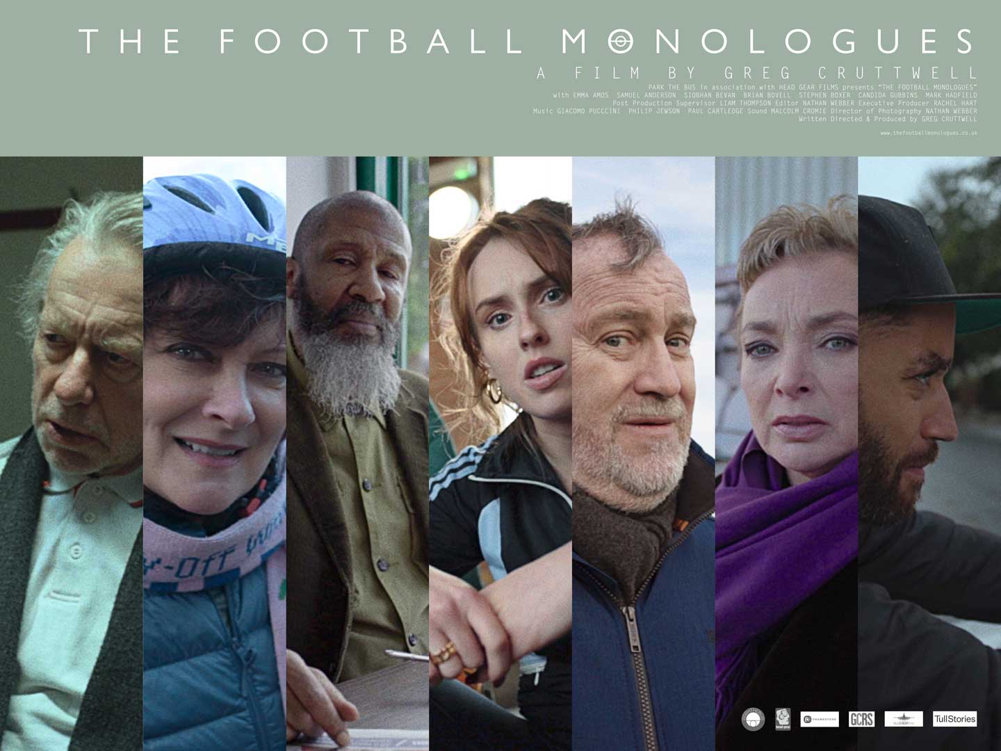 The Football Monologues quad poster